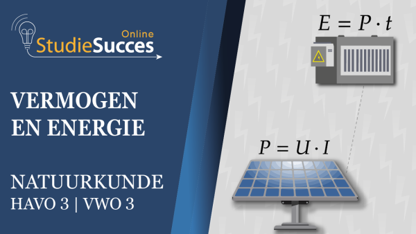 Banner natuurkunde cursus elektrisch-vermogen en energieverbruik